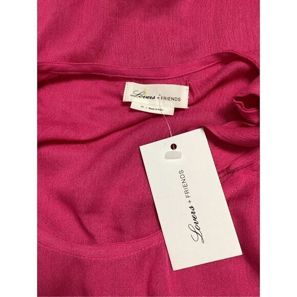 New. Lovers & Friends pink beach cover-up. XS. - Picture 7 of 8